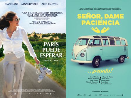 "París puede esperar" y "Señor, dame paciencia" "París puede esperar" y "Señor, dame paciencia"