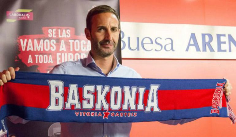 Sito Alonso el día de su presentación como técnico baskonista. Sito Alonso el día de su presentación como técnico baskonista.