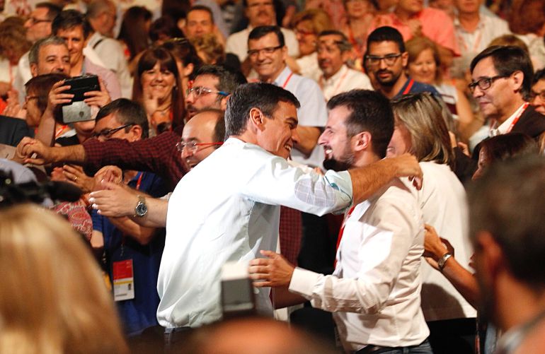 Pedro Sánchez y Luis Tudanca Pedro Sánchez y Luis Tudanca