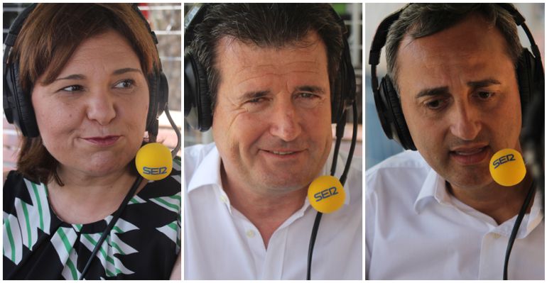 Isabel Bonig, José Císcar y César Sánchez en Hoy por Hoy Alicante Isabel Bonig, José Císcar y César Sánchez en Hoy por Hoy Alicante