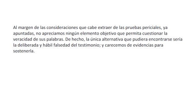 Consideraciones de la sala del tribunal Consideraciones de la sala del tribunal