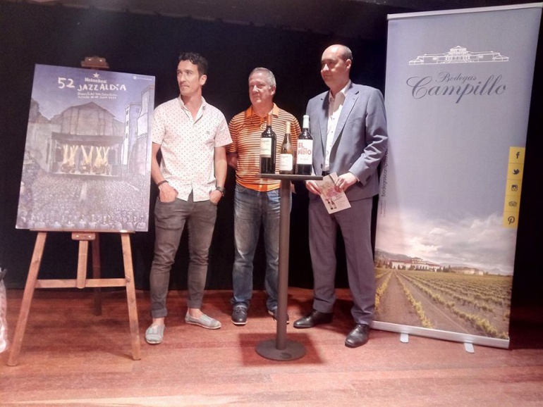 Imagen del anuncio este lunes del patrocinio de Bodegas Campillo en la 52 edición del Heineken Jazzaldia. Imagen del anuncio este lunes del patrocinio de Bodegas Campillo en la 52 edición del Heineken Jazzaldia.