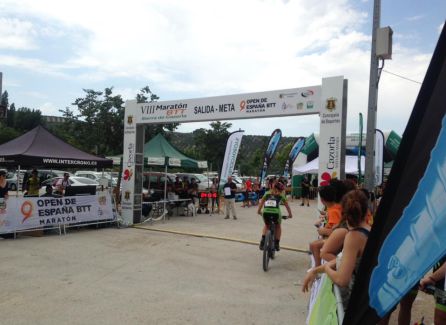 Linea de meta VIII Maraton BTT Sierra de Cazorla Linea de meta VIII Maraton BTT Sierra de Cazorla