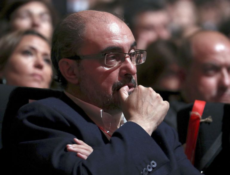 Javier Lambán, durante el Congreso Federal del PSOE Javier Lambán, durante el Congreso Federal del PSOE