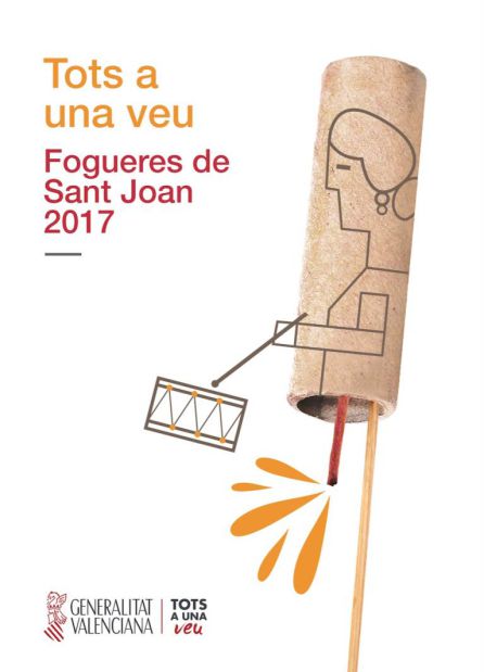 Cartel de Fogueres rediseñado por la Generalitat Cartel de Fogueres rediseñado por la Generalitat