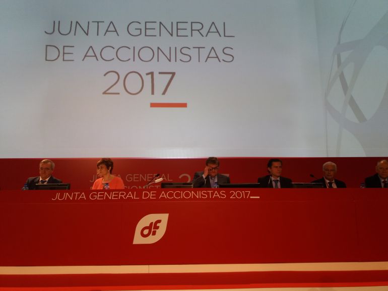 Reunión de la Junta de accionistas de Duro Felguera, esta mañana Reunión de la Junta de accionistas de Duro Felguera, esta mañana