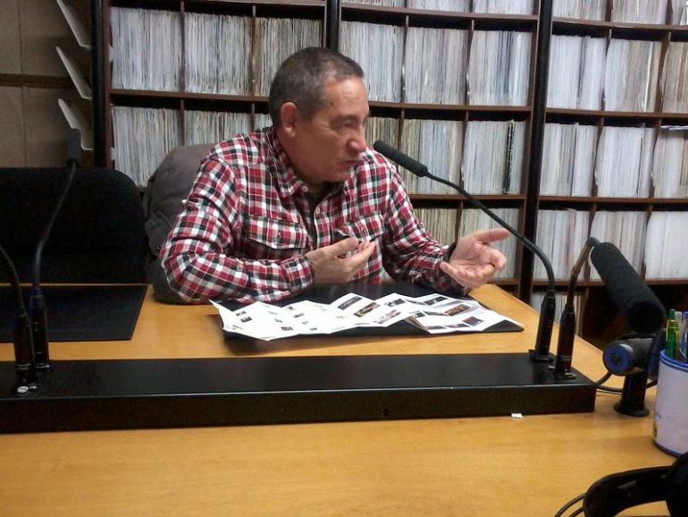 Julio Michel en una de las múltiples visitas que hizo a Radio Segovia. Julio Michel en una de las múltiples visitas que hizo a Radio Segovia.