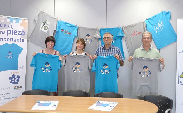 Presentación de las camisetas solidarias Presentación de las camisetas solidarias
