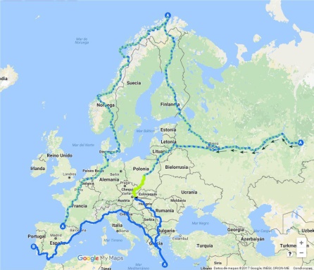 Cruce de caminos. Cruce de caminos.