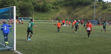 Imagen del debut de los Dragones de Lavapiés en la Donosti Cup Imagen del debut de los Dragones de Lavapiés en la Donosti Cup