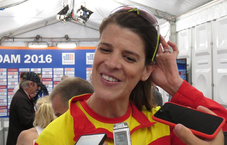 Beitia tras una prueba del año pasado Beitia tras una prueba del año pasado