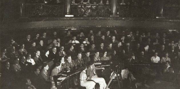 Imagen del II Congreso Internacional de escritores e intelectuales para la Defensa de la Cultura celebrado en España en 1937. Imagen del II Congreso Internacional de escritores e intelectuales para la Defensa de la Cultura celebrado en España en 1937.
