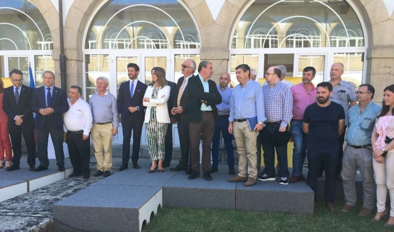 Los representantes locales y el gobierno provincial durante la presentación del Plan Estratégico de Turismo de la provincia de Lugo Los representantes locales y el gobierno provincial durante la presentación del Plan Estratégico de Turismo de la provincia de Lugo