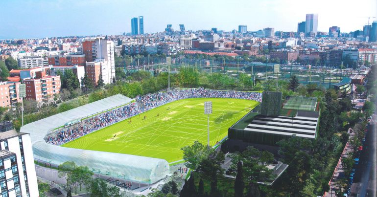 Proyecto para la reforma del Estadio de Vallehermoso, que espera abrir en 2018. Proyecto para la reforma del Estadio de Vallehermoso, que espera abrir en 2018.