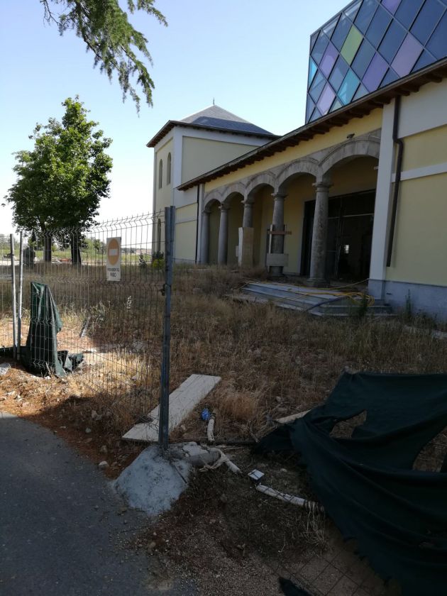 Estado actual de las obras del Palacio de la Faisanera. Estado actual de las obras del Palacio de la Faisanera.