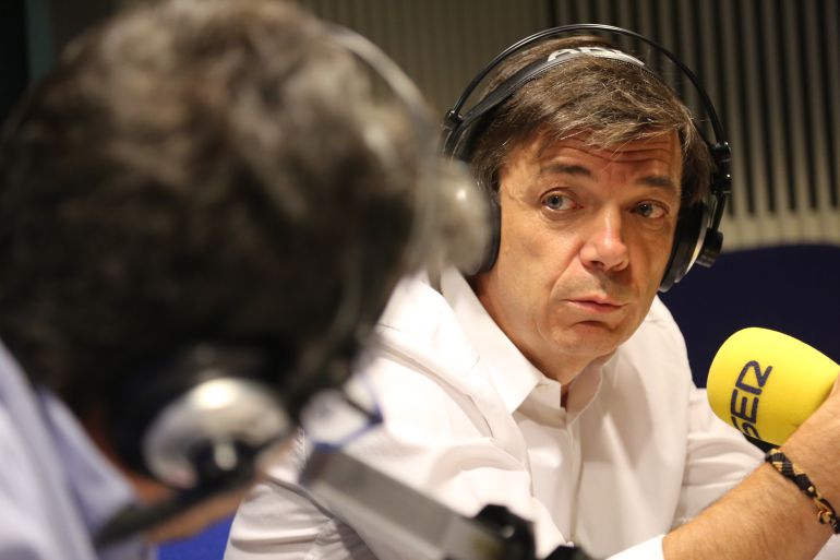 Carlos Andradas, durante su entrevista en la Ventana de Madrid Carlos Andradas, durante su entrevista en la Ventana de Madrid