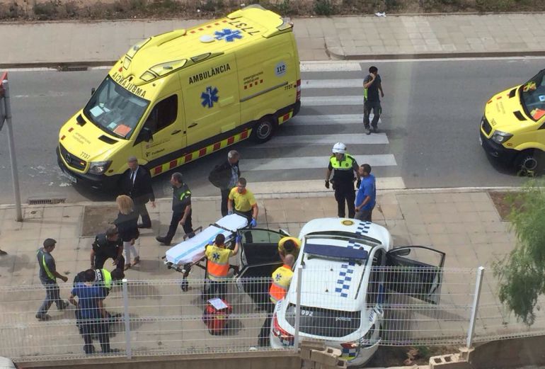 El tiroteo se produjo ante el tanatorio de Gavà (Barcelona) El tiroteo se produjo ante el tanatorio de Gavà (Barcelona)