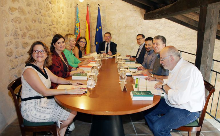 El Pleno del Consell reunido en Ademuz El Pleno del Consell reunido en Ademuz