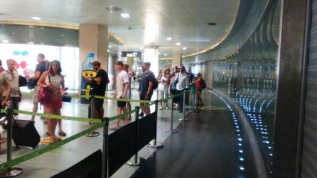 La huelga de seguridad en el aeropuerto comienza a notarse La huelga de seguridad en el aeropuerto comienza a notarse