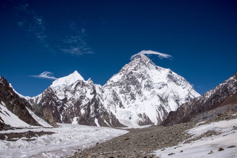 Vista del K2, Pakistán Vista del K2, Pakistán