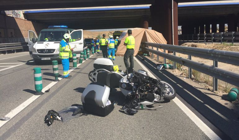 Accidente de moto en el que falleció el exconcejal de Villaviciosa de Odón, José Luis Domínguez Accidente de moto en el que falleció el exconcejal de Villaviciosa de Odón, José Luis Domínguez