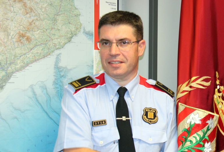 El comissari David Boneta en una imatge d'arxiu quan era inspector a Lleida El comissari David Boneta en una imatge d'arxiu quan era inspector a Lleida