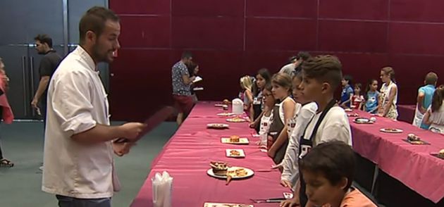 Nacho durante el casting de Barcelona para MasterChef Junior. Nacho durante el casting de Barcelona para MasterChef Junior.
