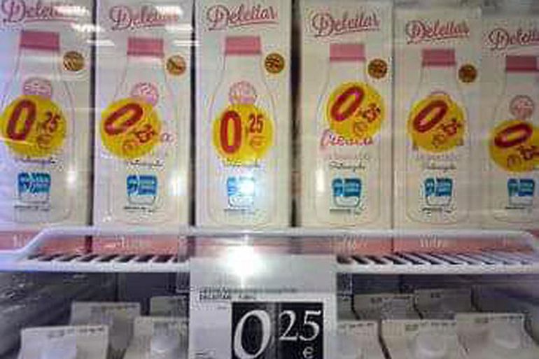 Leche Deleitar a 25 céntimos Leche Deleitar a 25 céntimos