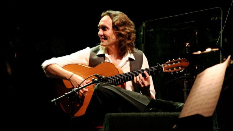 El guitarrista, Vicente Amigo, durante una de sus actuaciones El guitarrista, Vicente Amigo, durante una de sus actuaciones