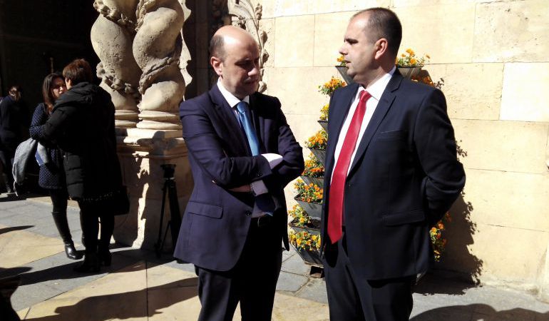 gabriel Echávarri (i) y Carlos Giménez gabriel Echávarri (i) y Carlos Giménez