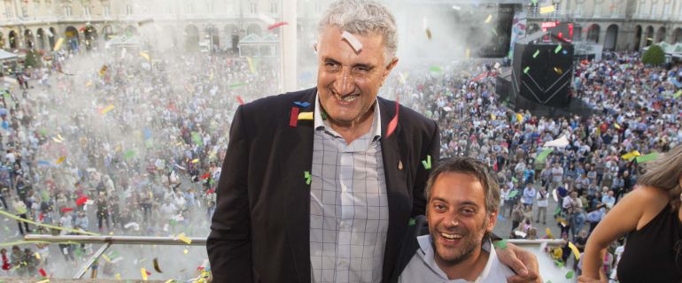 Romay y Ferreiro tras el pregón Romay y Ferreiro tras el pregón