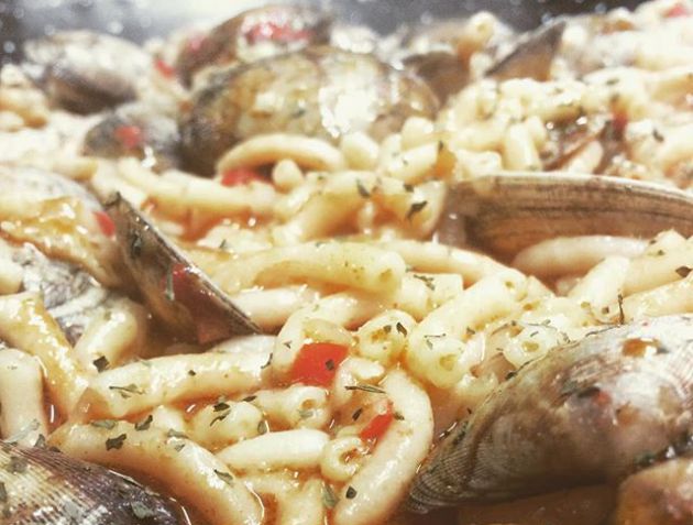 Fideos con Almejas del Restaurante Suso Fideos con Almejas del Restaurante Suso