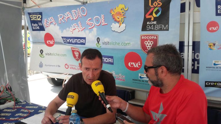 El alcalde Carlos González en la Radio al Sol El alcalde Carlos González en la Radio al Sol