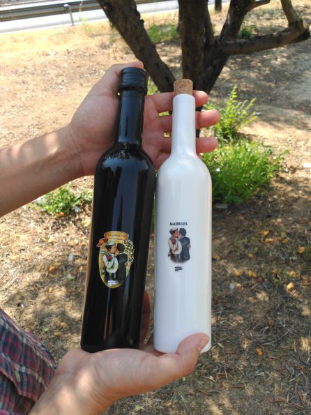 Las dos variedades de aceite de los Madriles. Las dos variedades de aceite de los Madriles.
