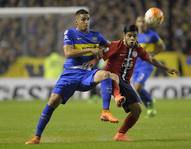 Sergio Díaz nun encontro de Copa Libertadores do Cerro Porteño ante o Boca Juniors Sergio Díaz nun encontro de Copa Libertadores do Cerro Porteño ante o Boca Juniors
