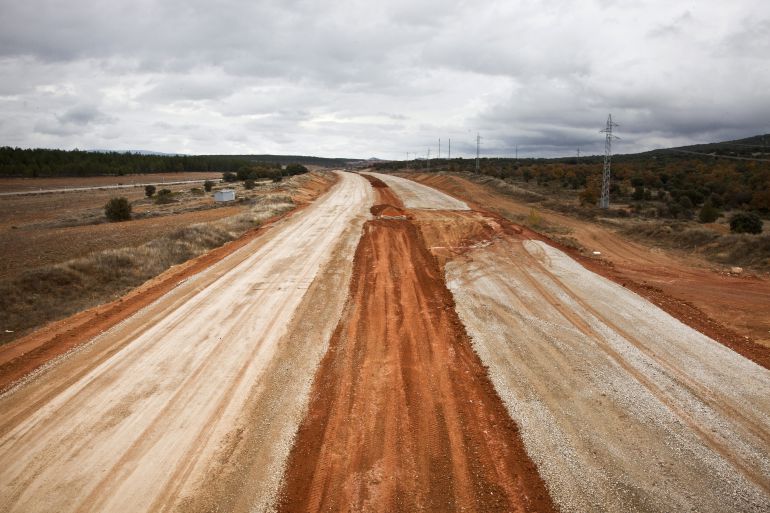 Obras en la Autovia del Duero Obras en la Autovia del Duero