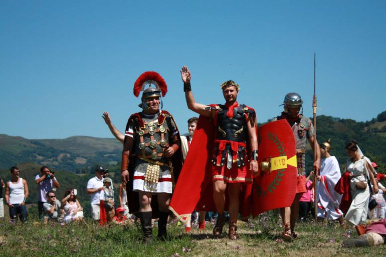Las legiones romanas llegan a Carabanzo Las legiones romanas llegan a Carabanzo