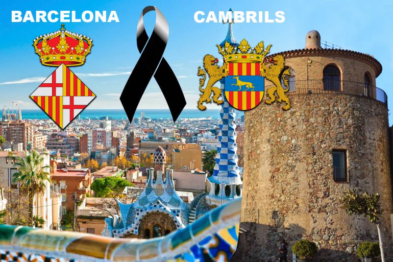 Resultado de imagen de fotos del minuto de silencio del atentado de barcelona
