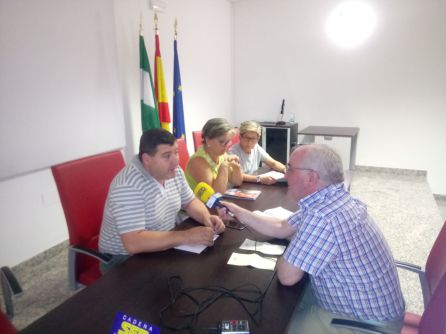 Momento del programa en el que conversabamos con el alcalde Pedro Justicia Momento del programa en el que conversabamos con el alcalde Pedro Justicia