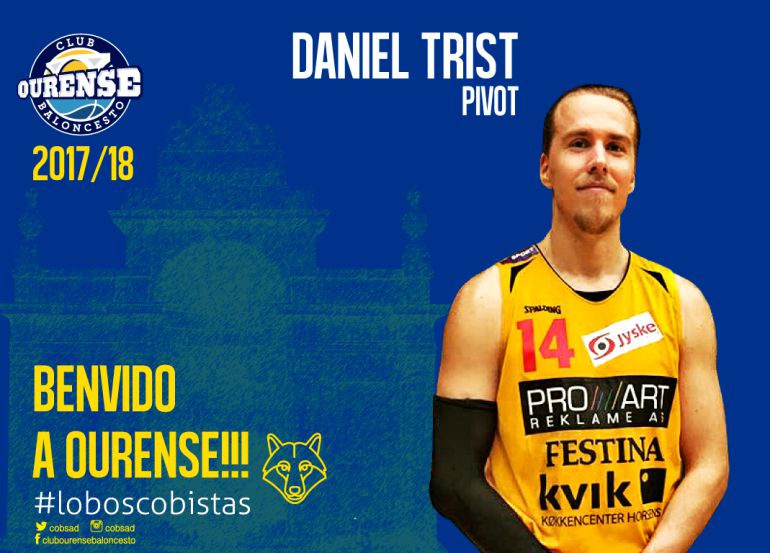 El Ala-Pívot,Dan Trist, australiano con pasaporte británico, es el segundop refuerzo para el Club Ourense Baloncesto El Ala-Pívot,Dan Trist, australiano con pasaporte británico, es el segundop refuerzo para el Club Ourense Baloncesto