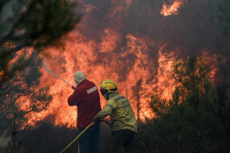 Portugal sigue luchando contra el fuego Portugal sigue luchando contra el fuego