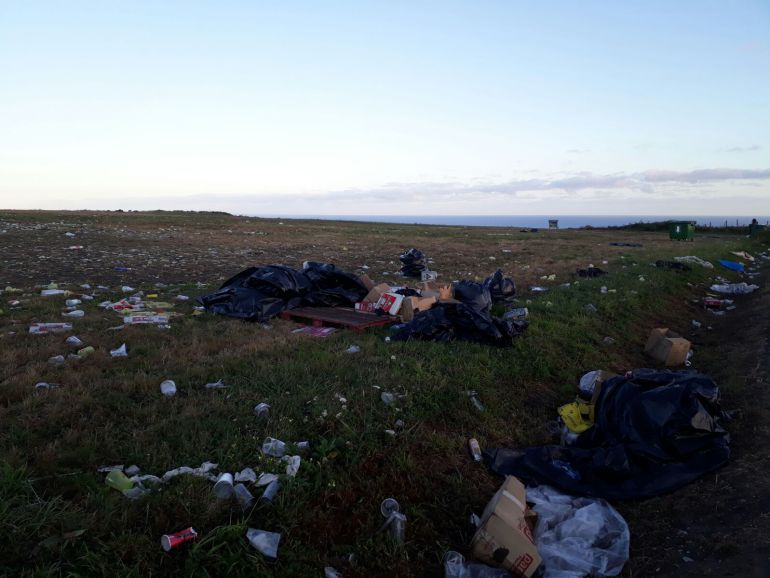 Fotografía de las denuncias recibidas por la formación ecologista en la tarde del domingo. Fotografía de las denuncias recibidas por la formación ecologista en la tarde del domingo.