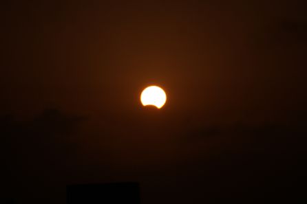 Eclipse de sol visto desde Vigo Eclipse de sol visto desde Vigo