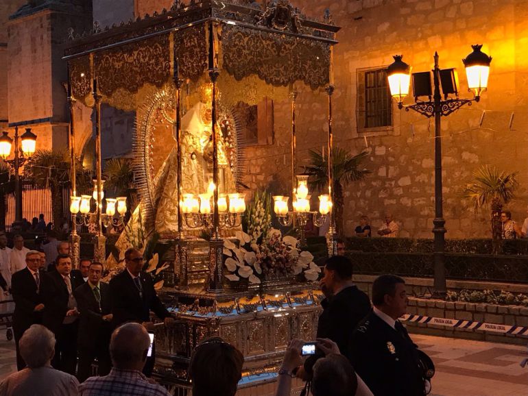 Salida de la Virgen del Prado el pasado 15 de agosto Salida de la Virgen del Prado el pasado 15 de agosto