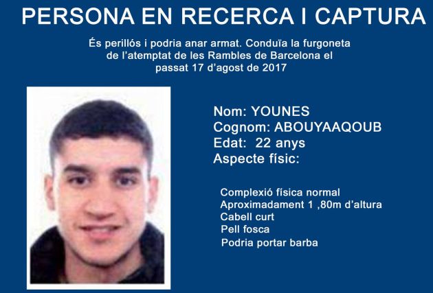 Los datos facilitados por los Mossos sobre Abouyaaqoub. Los datos facilitados por los Mossos sobre Abouyaaqoub.