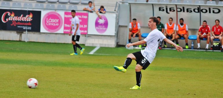El centrocampista David Rodriguez en el último partido ante el Albacete B El centrocampista David Rodriguez en el último partido ante el Albacete B