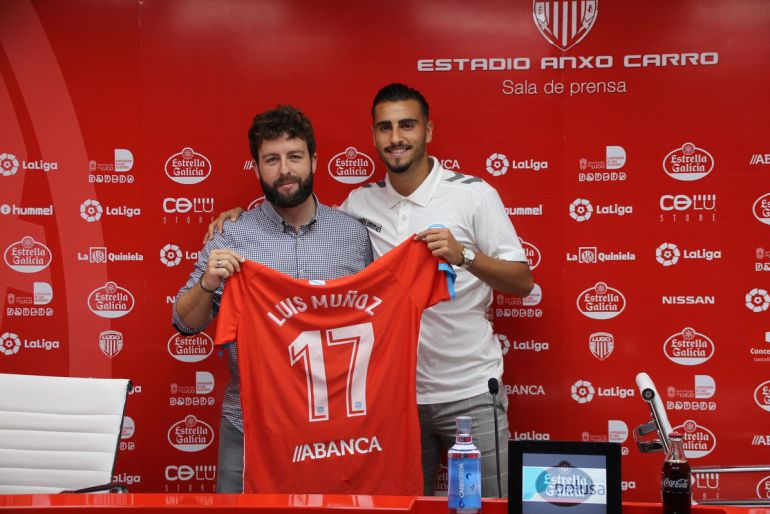 Luis Muñoz hará mili una temporada en el CD Lugo Luis Muñoz hará mili una temporada en el CD Lugo