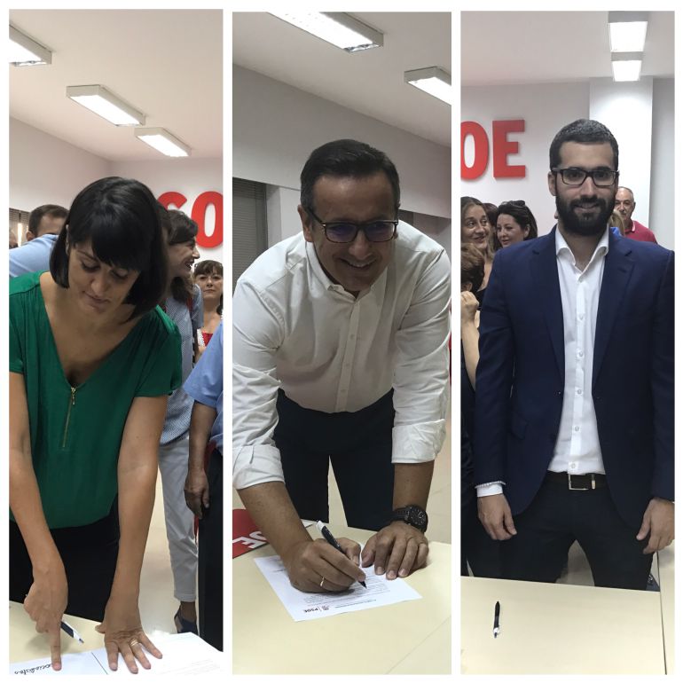 Oficiales las tres candidaturas a la Secretaría General del PSOE-RM Oficiales las tres candidaturas a la Secretaría General del PSOE-RM