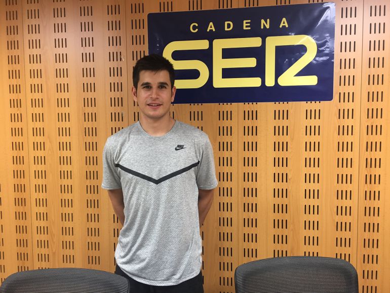 Sani Campara en nuestros estudios de SER Palencia Sani Campara en nuestros estudios de SER Palencia
