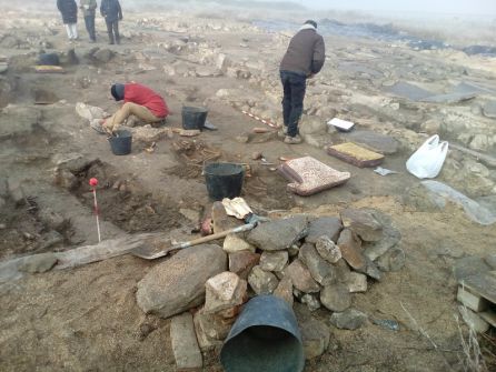 Una de las campañas de excavación llevadas a cabo en 'El Vergel' Una de las campañas de excavación llevadas a cabo en 'El Vergel'